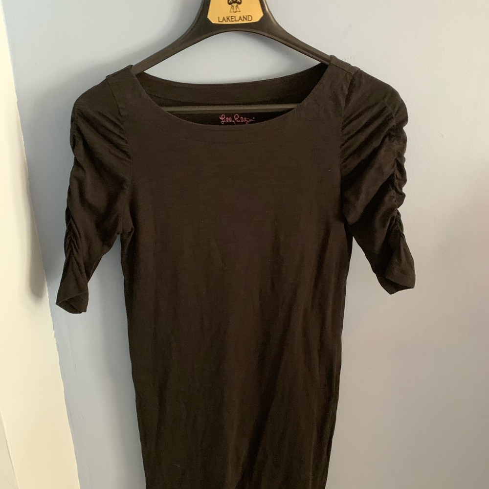 Lily Pulitzer Pima Cotton Kaleb Dress- Black